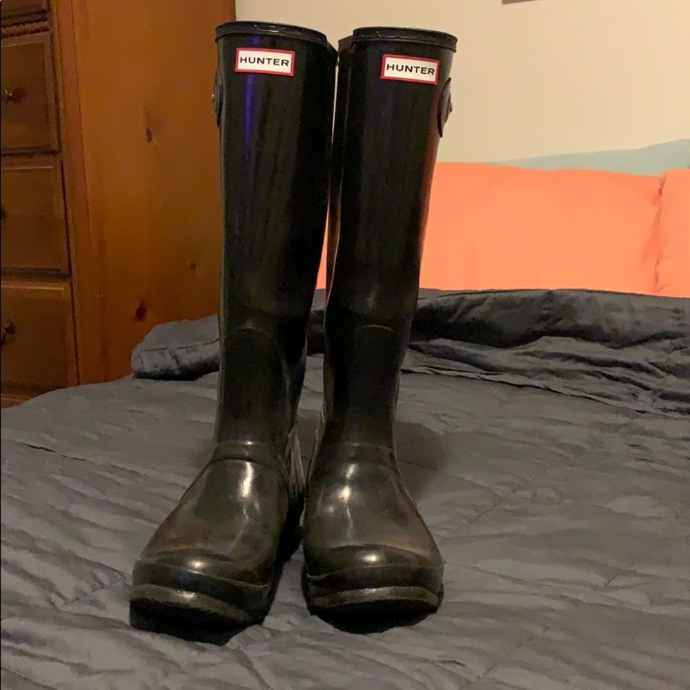 Tall black Hunter Boots